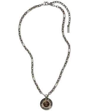 Versace Collar Con Colgante Medusa - Metálico