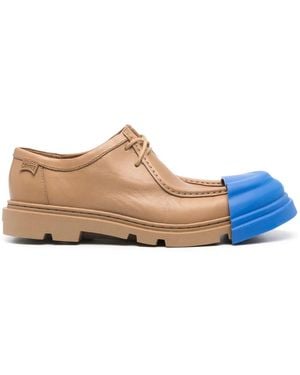 Camper Junction Contrasting-Toecap Brogues - Brown