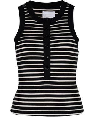 Citizens of Humanity Caralyn Striped Tank Top - Black