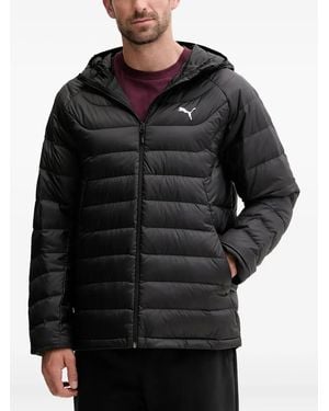 PUMA Packlite Hooded-Logo Jacket - Black