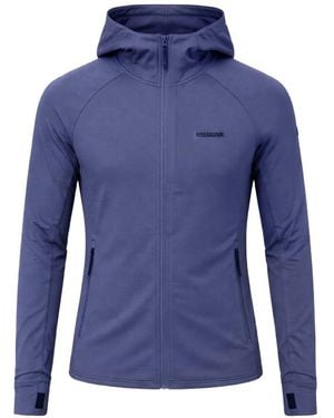 Rossignol Texture Hoodie Mid Layer Zip-Up Jacket - Blue
