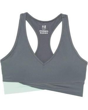 P.E Nation Wander Crossover Sports Bra - Blue