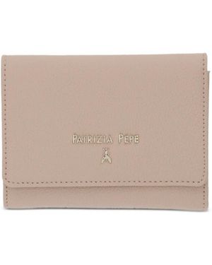 Patrizia Pepe Logo Wallet - Natural