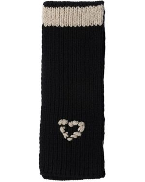 Prada Wool And Cashmere Scarf - Black