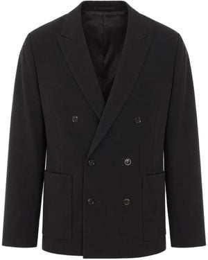 NN07 Jordin Double-Breasted Blazer - Black
