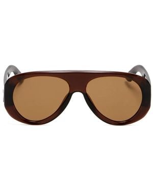 Le Specs Dream Boat Sunglasses - Brown