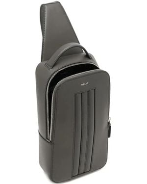 Bally Mythos Top-Handle Backpack - Grey