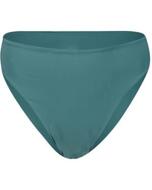 Haight High-Waisted Bikini Bottoms - Blue