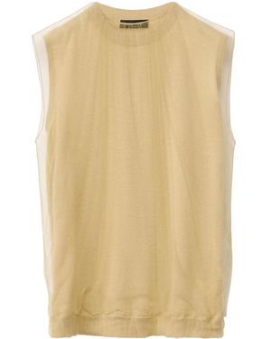 Fabiana Filippi Gathered Top - Natural