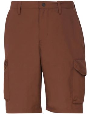 Jack Wolfskin Large-Pocket Cargo Shorts - Brown