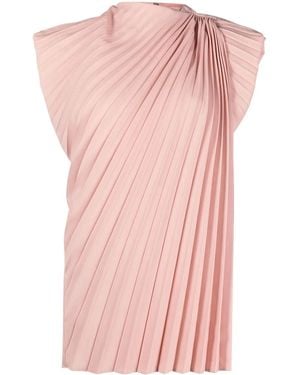 Colville Cerith Pleated Top - Pink