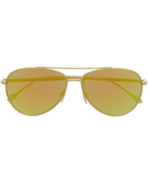 Isabel Marant Gafas De Sol Espejadas Con Montura Estilo Piloto - Amarillo