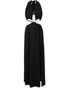 Olympiah Abito Lungo Con Dettaglio Cut-Out - Nero