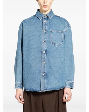 Loewe Anagram Denim Jacket - Blue