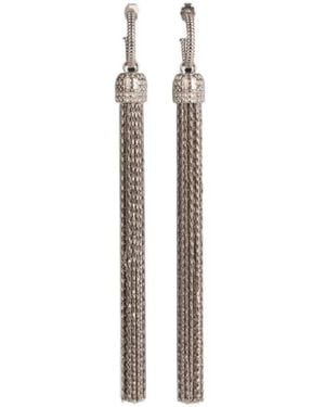 Balmain Ohrringe Mit Quaste - Weiß