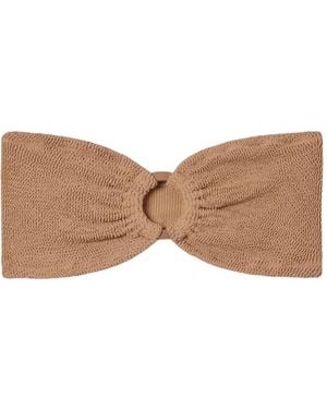 MC2 Saint Barth Yulia Bandeau Bikini Top - Brown