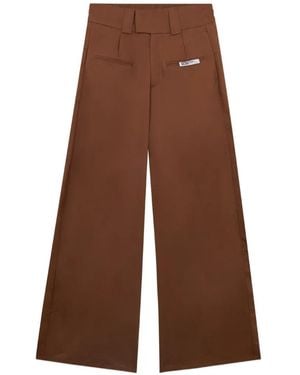 Gcds Hose Mit Weitem Bein - Braun