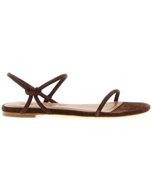 STAUD Tubular Straps Sandals - White