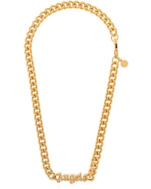 Palm Angels Logo Chain Necklace - Metallic