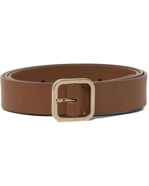 Marsèll Quadra Leather Belt - Brown