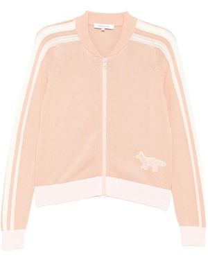 Maison Kitsuné Flash Fox Blouson Mit Reißverschluss - Pink