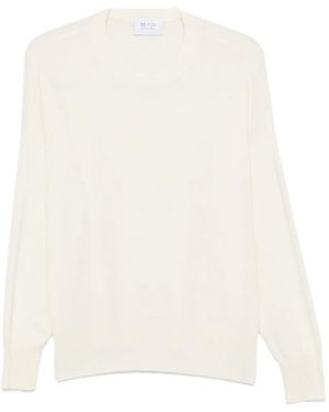 Be You Pullover Mit Gerippten Details - Weiß
