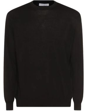 Malo Crew-Neck Virgin-Wool Jumper - Black