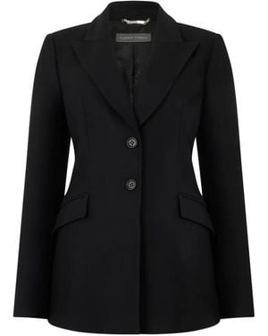 Alberta Ferretti Tailored-Cut Single-Breasted Blazer - Black
