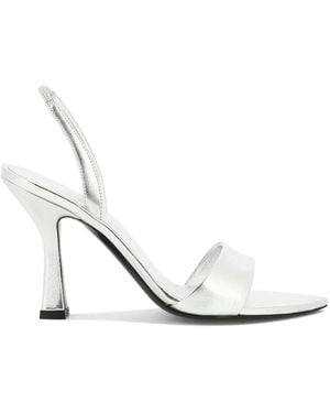 3Juin Slingback Leather Sandals - White