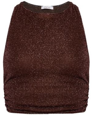 Oséree Ring Top - Brown
