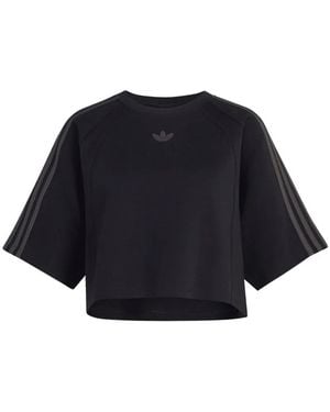 adidas Sst 2.0 Boxy Cropped T-Shirt - Blue