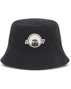 Marine Serre Logo Bucket Hat - Black