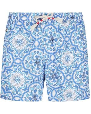 Mc2 Saint Barth 'Lighting' Badeshorts - Blau