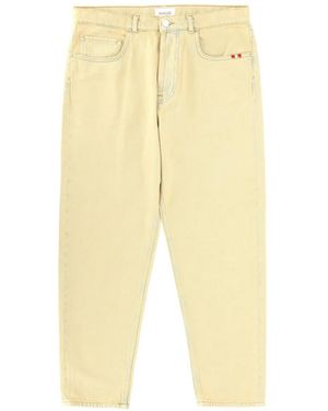 AMISH Jean À Poches Multiples - Yellow