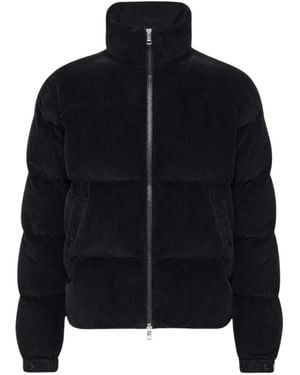 Moncler Esparron Corduroy-Effect Quilted Jacket - Blue
