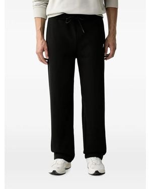 Alpha Industries Logo-Print Track Track Trousers - Black