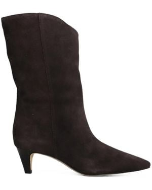 Michael Kors Daniela Suede Boots - Black