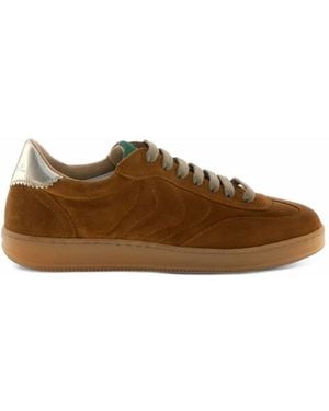 Voile Blanche Olivia Court Sneakers - Brown