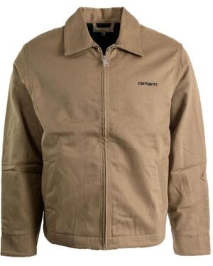 Carhartt Zip-Up Cotton Jacket - Brown