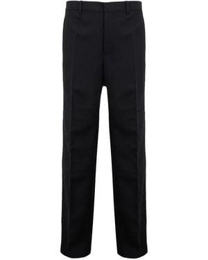 Helmut Lang Pleat-Detail Pants - Black