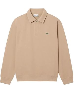 Lacoste Logo-Patch Polo Shirt - Natural