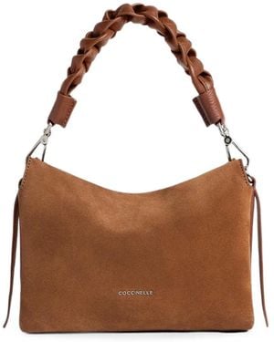 Coccinelle Small Boheme Shoulder Bag - Brown