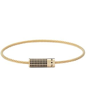 Le Gramme Le 9G Cable Diamond Bracelet - Metallic