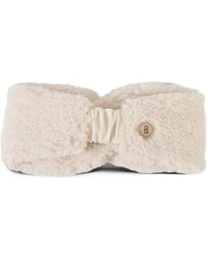 Bogner Justy Knotted Teddy-Fleece Headband - Natural