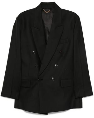 Victoria Beckham Double-Breasted Blazer - Black