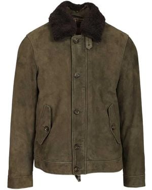 Al Duca d'Aosta Suede Jacket - Green