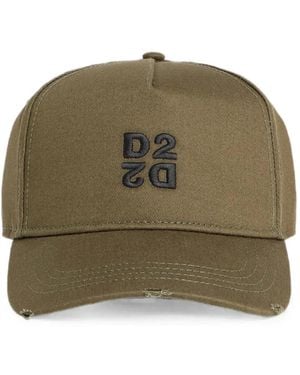 DSquared² D2 Upside Down Baseball Cap - Green
