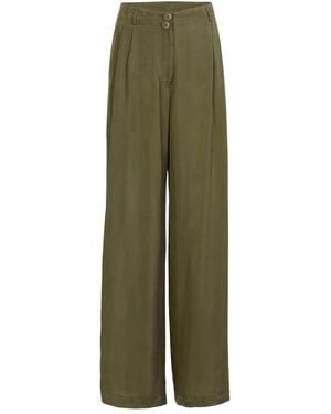 Silvia Tcherassi Opal Pleated Trousers - Green