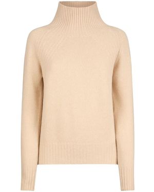 Dondup Ribbed High-Neck Sweater - White