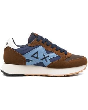 Sun 68 Fox Jaki Bicolour Trainers - Blue
